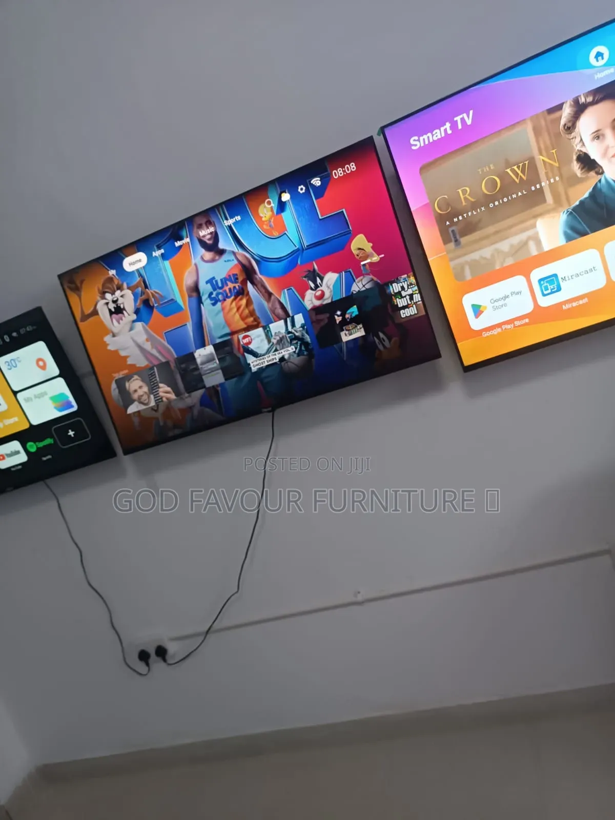 Modern 55 Inches Smart Android Tv Elegant Kp6yc