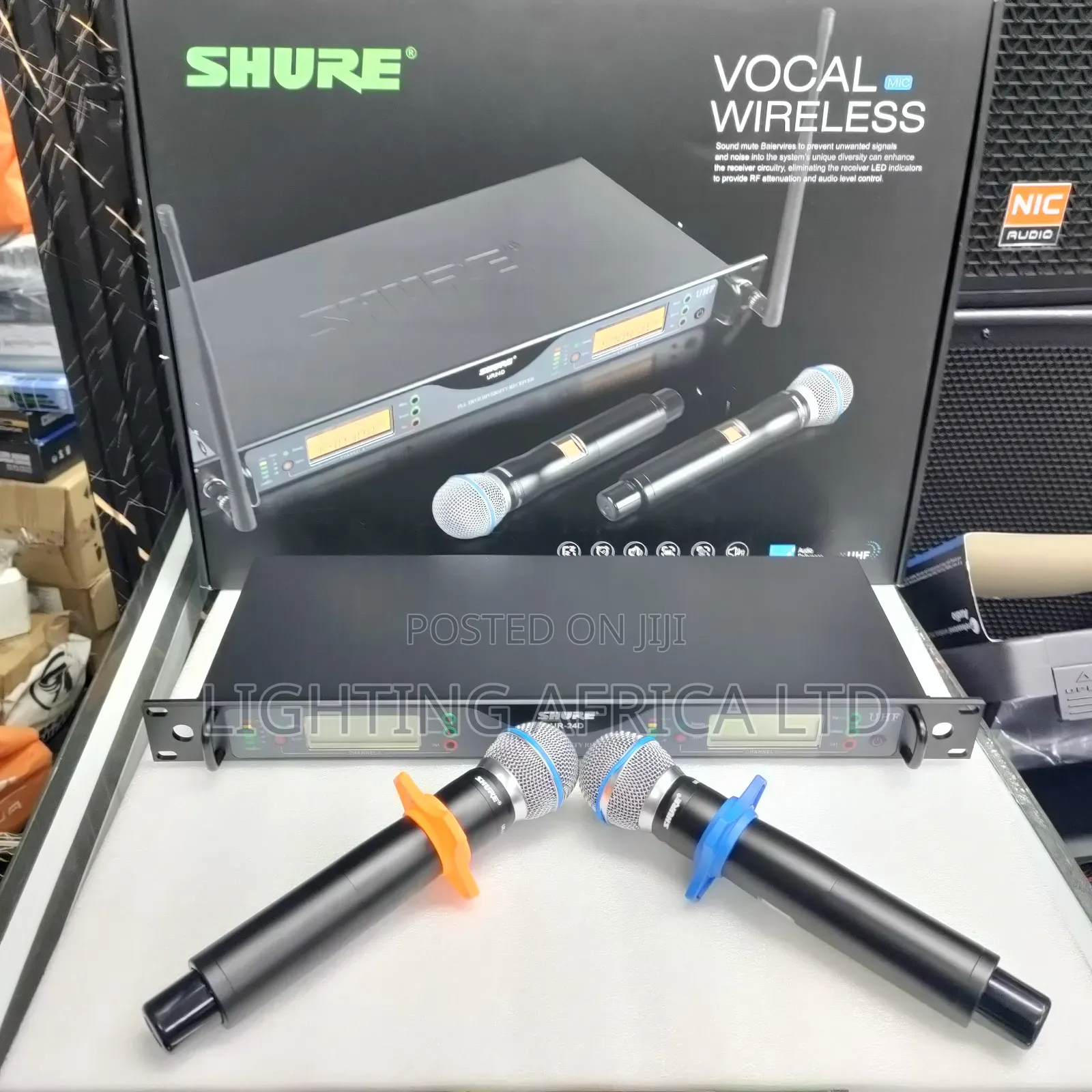 300 Meters Shure Vocal Wireless Microphone