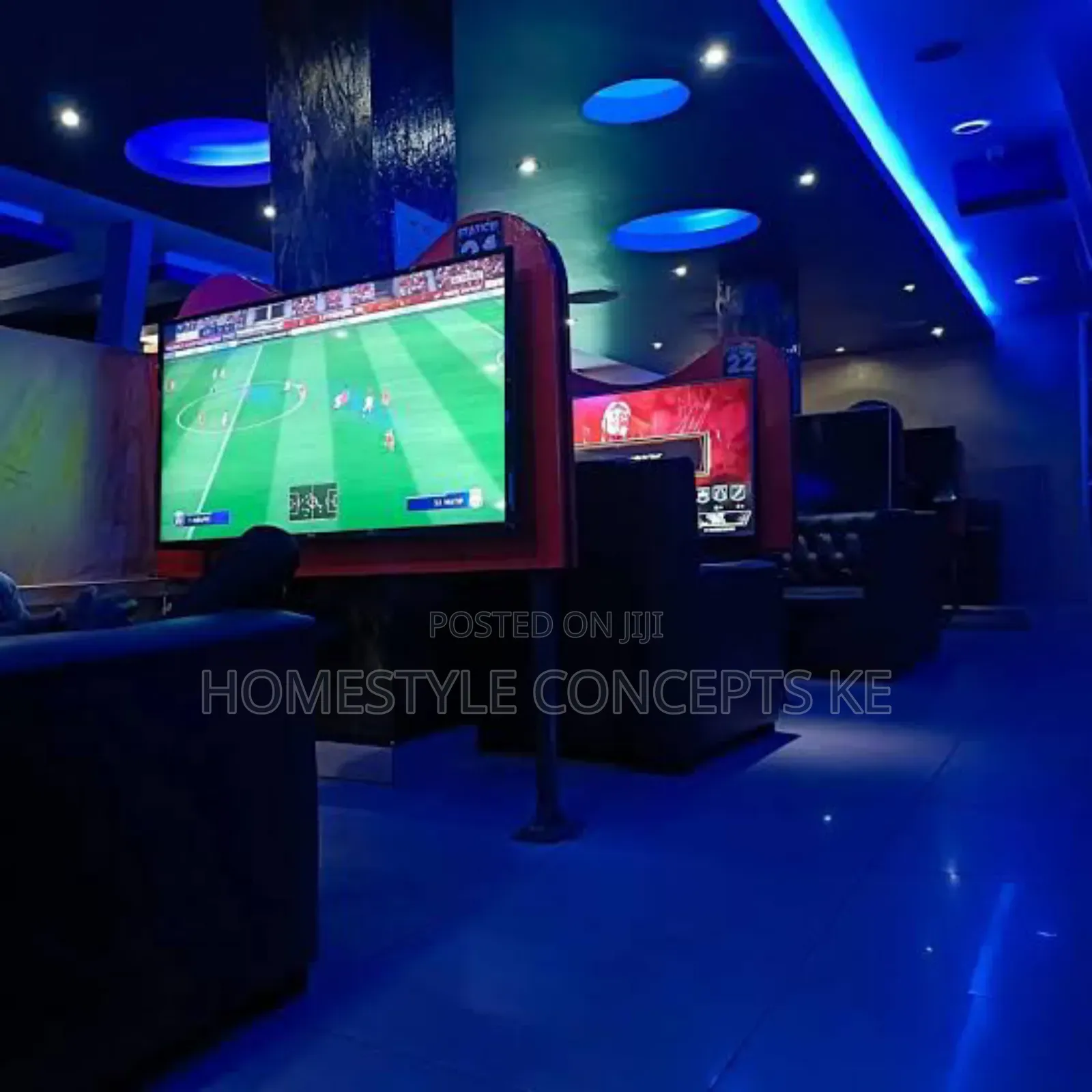 Gaming Lounge Interior Design Services.