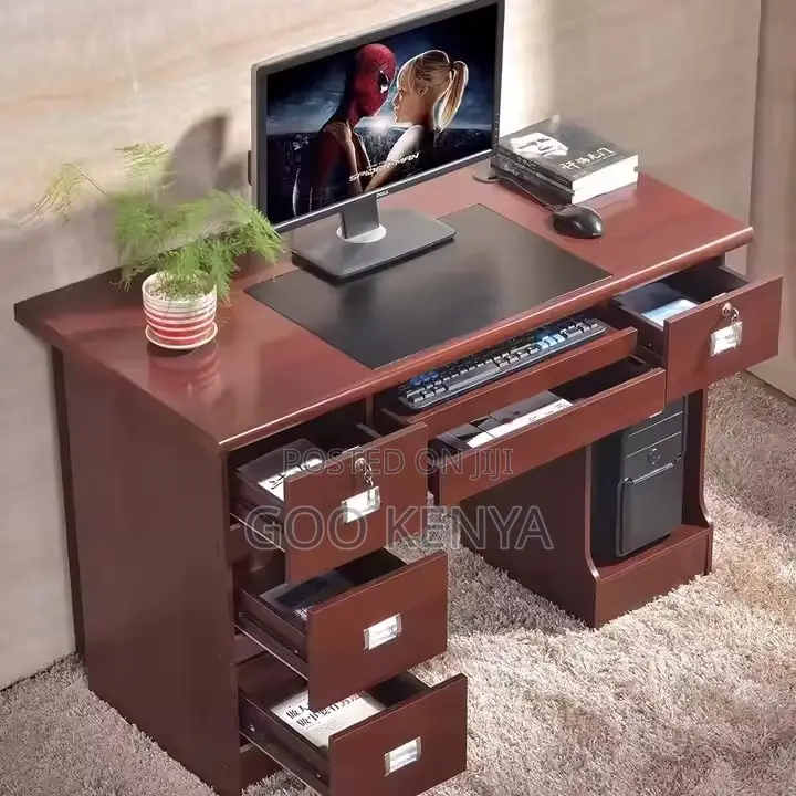 Office Desk ; 1.4meters Commercial Modular MDF Computer Desk