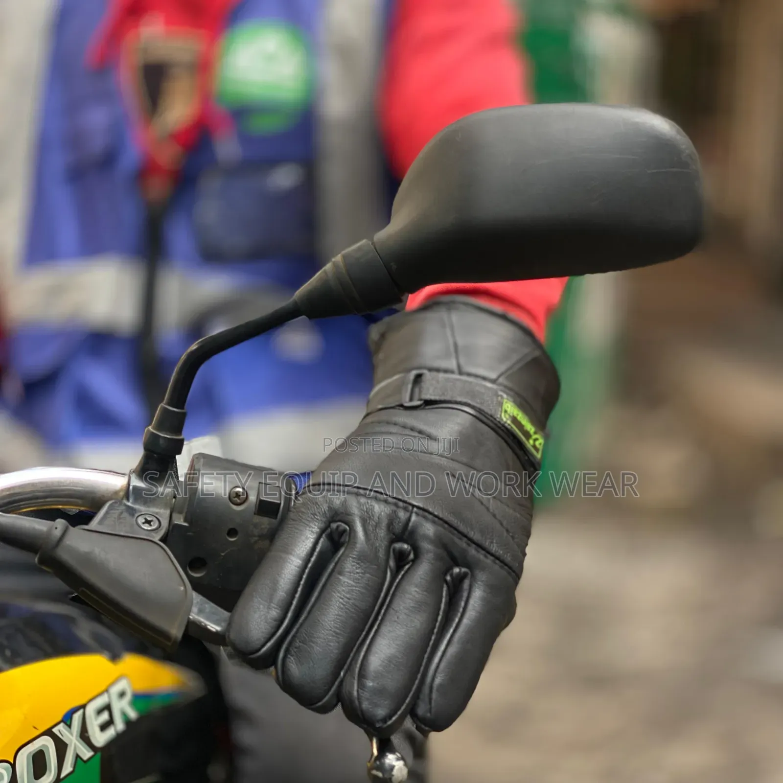 Rider Leather Gloves Storm Shield.