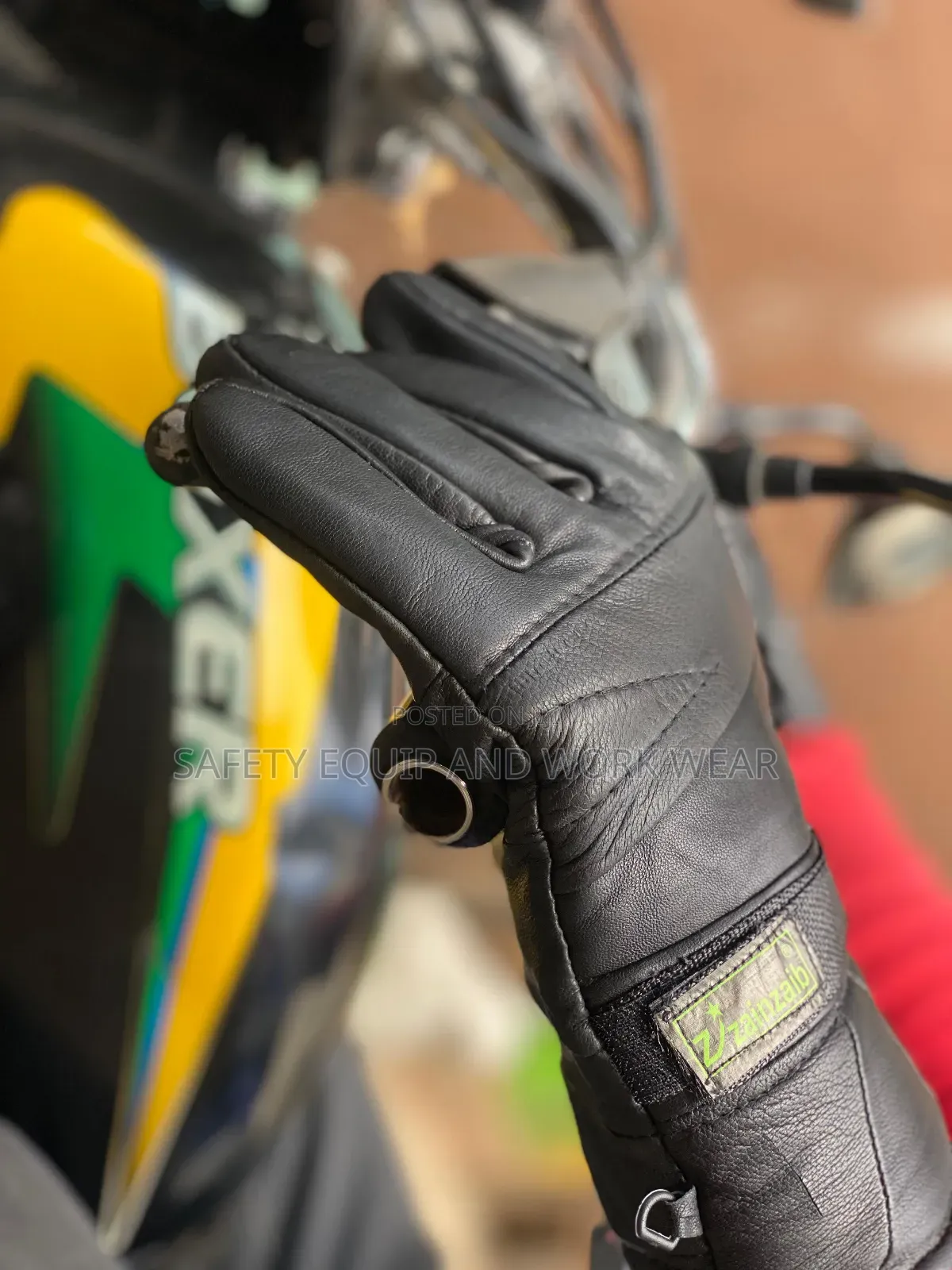 Riders Leather Gloves Precision Fit For Pro.