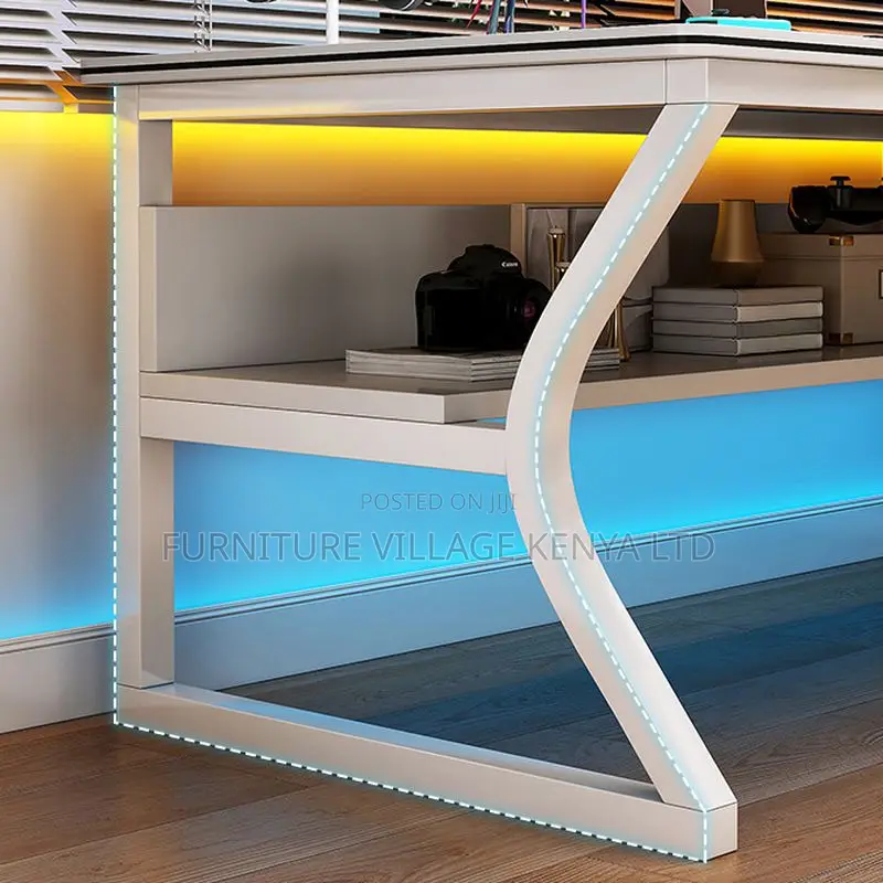 Office Desk: 120cm Wooden Steel Frame Locally Made Table