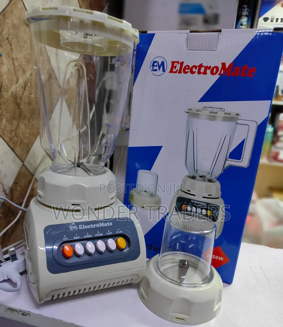 Electric Blender 2in1 Electromate