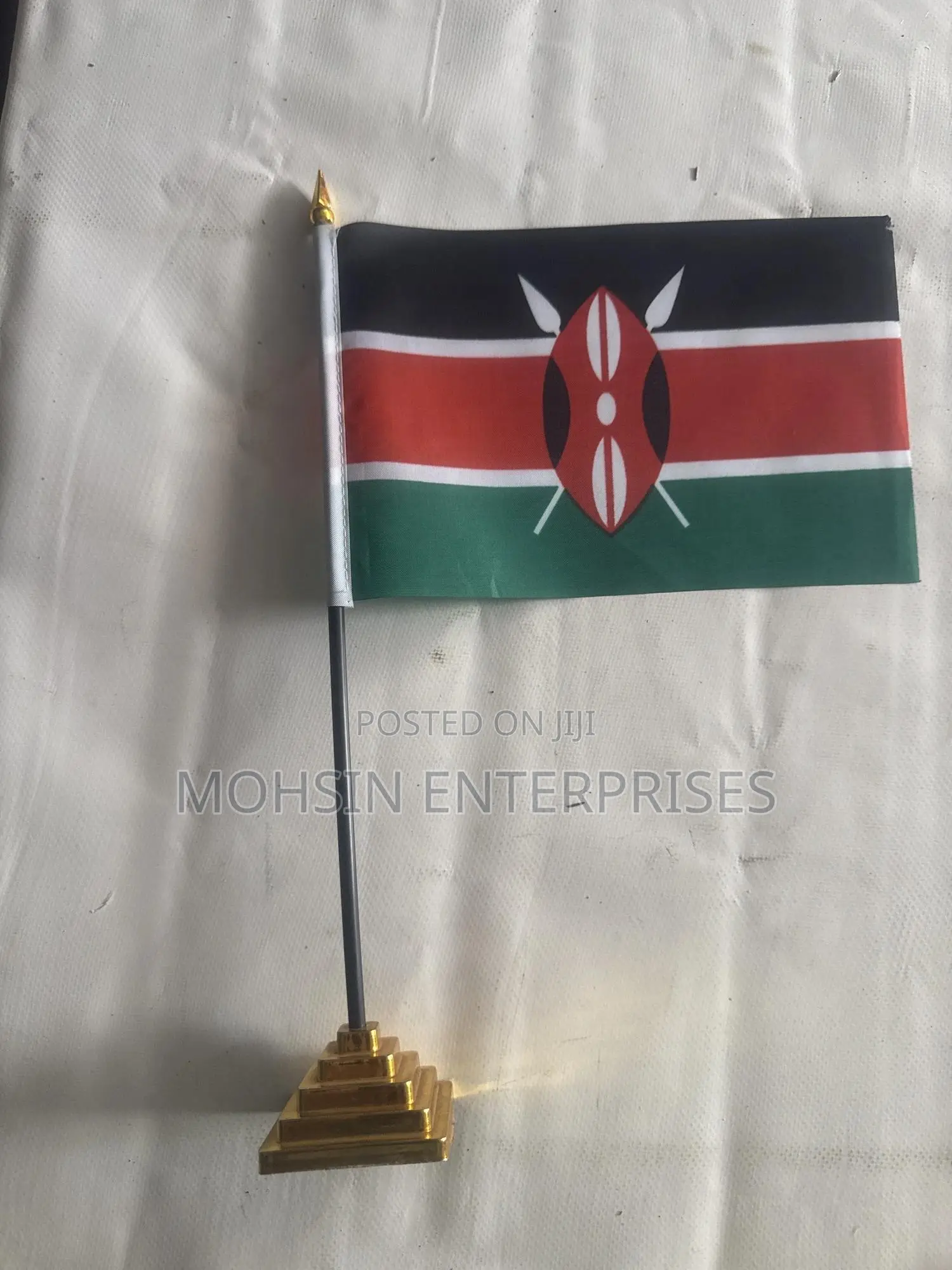 Kenya Small Desk Flag for Sale