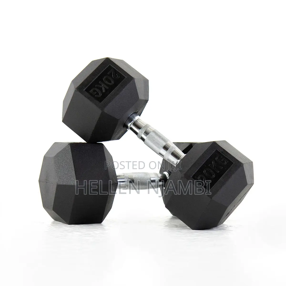 Hexagonal 20kgs Dumbbell Set