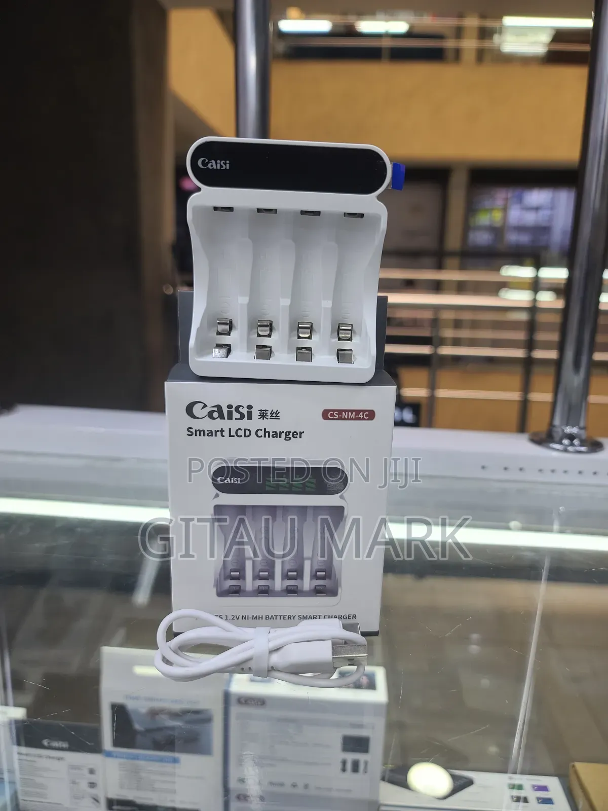 Caisi Aa/Aaa Smart LCD Charger