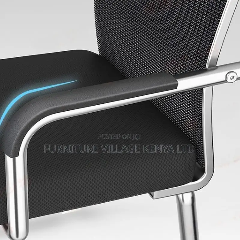 Office Chair: Upholstered Ergonomic Medium Height Board Seat