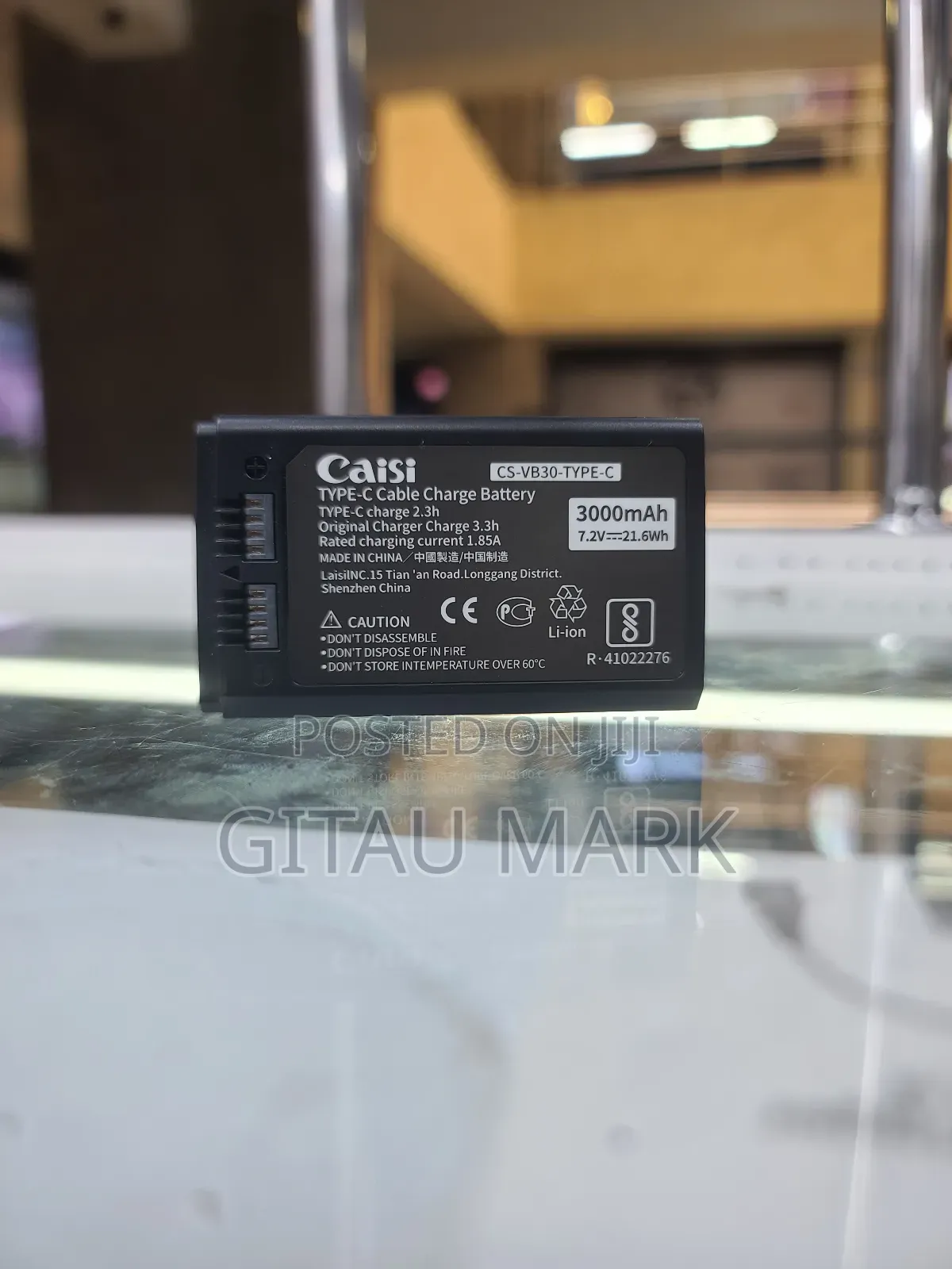 Cs-Vb30 Type C Battery for Godox V1pro/V850iii and Ad100pro