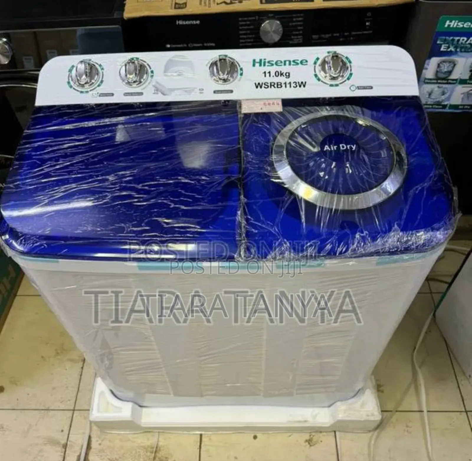 Hisense 7.5 KGS Twin Tub Semi Automatic Washing Machine
