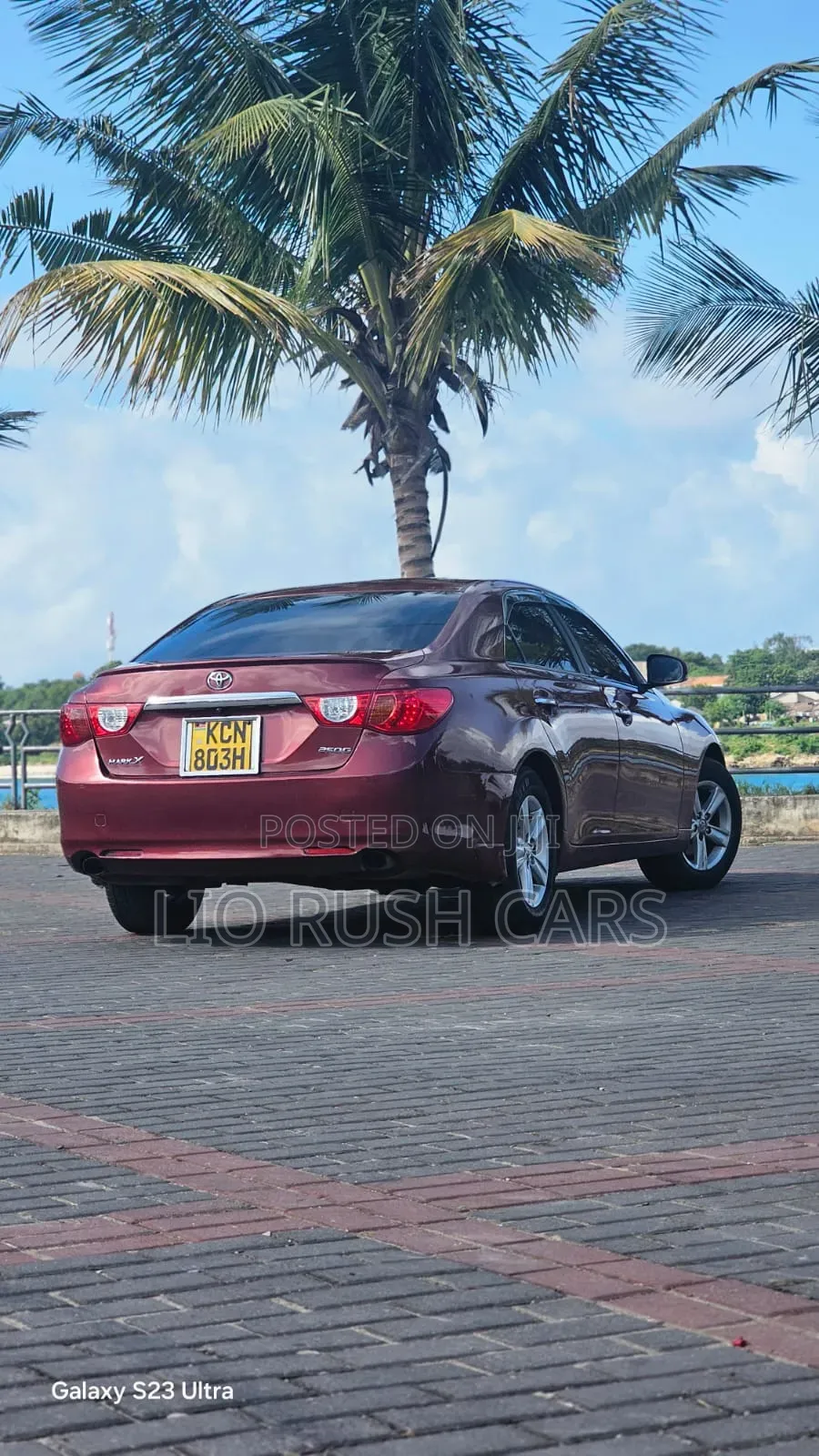 Toyota Mark X 2012 Red