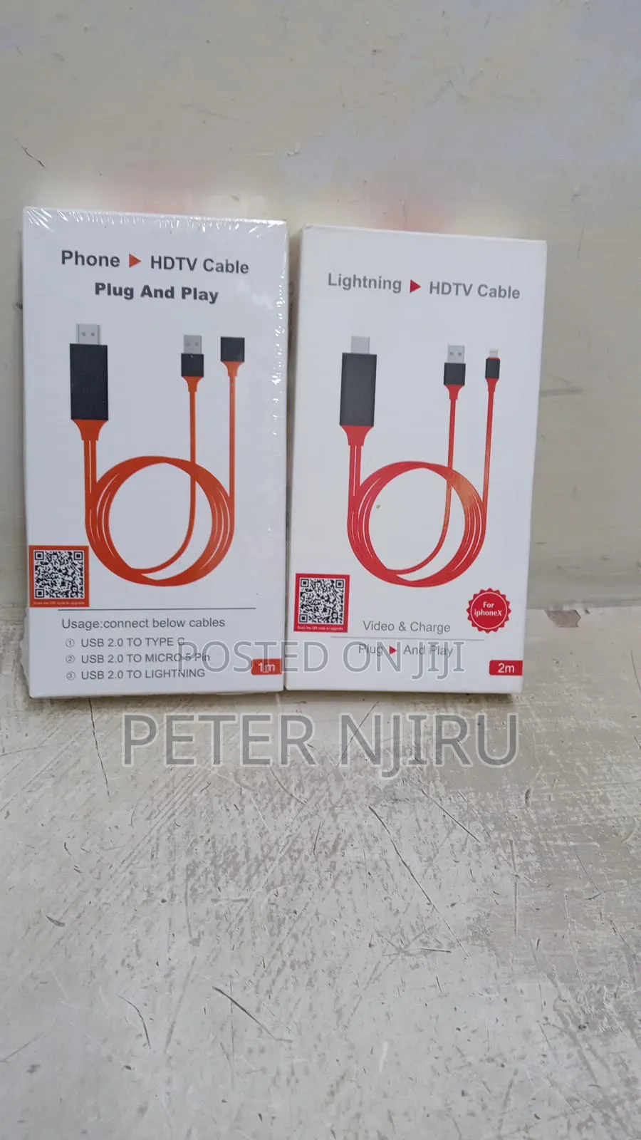 Phone HDTV Cable Plug and Play