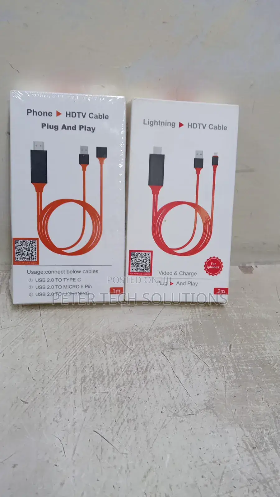 Phone HDTV Cable Plug and Play