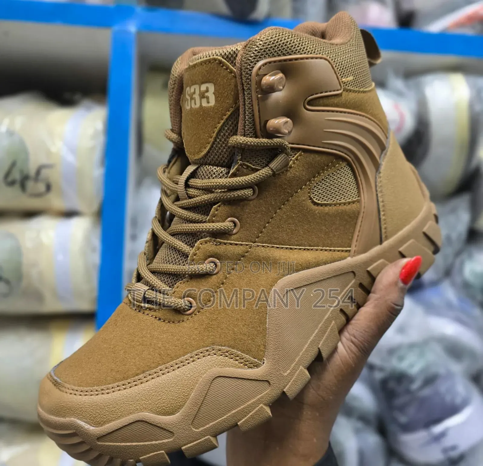 Leather As33 Military Hiking Outdoor High Cut Boot Shoes