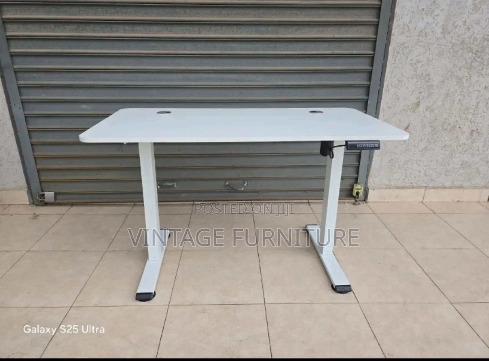 Electric Office Table White