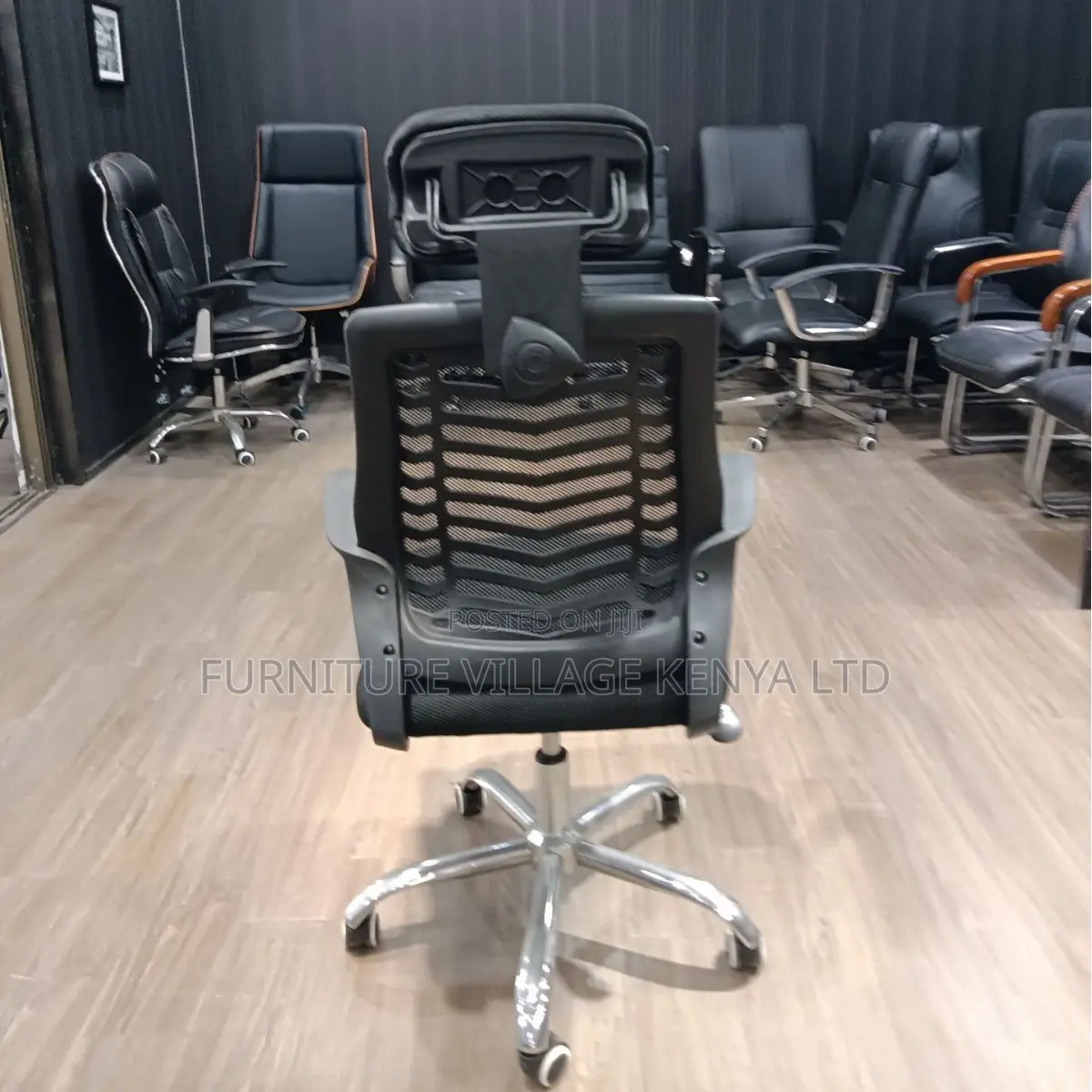 Office Chair:Simple Imported Mesh Headrest Seat With Castor