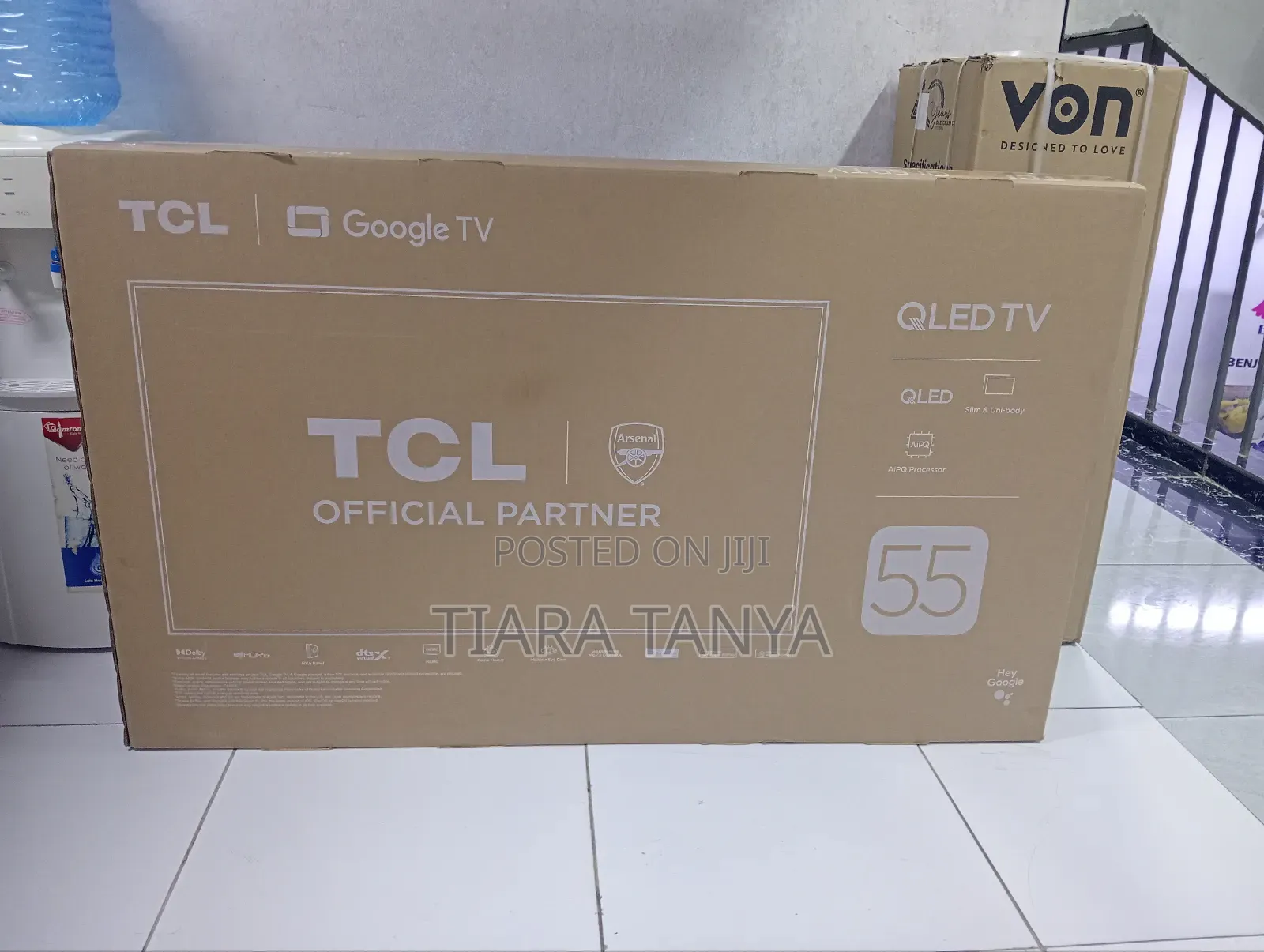 TCL 55" Smart Qled Google Uhd Tv P79k on Offer