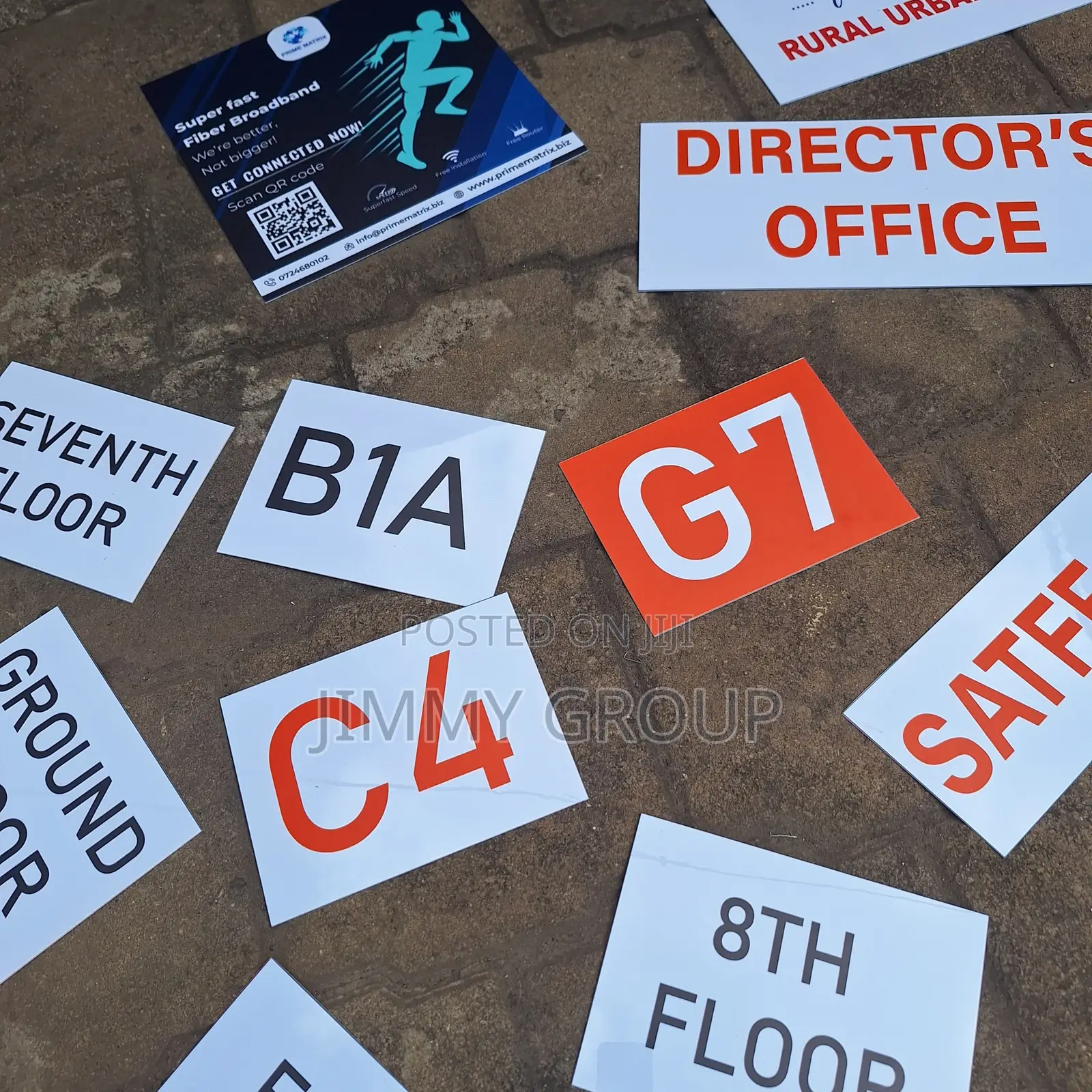 Ground Floor // First Floor // Basement Labels. We Print