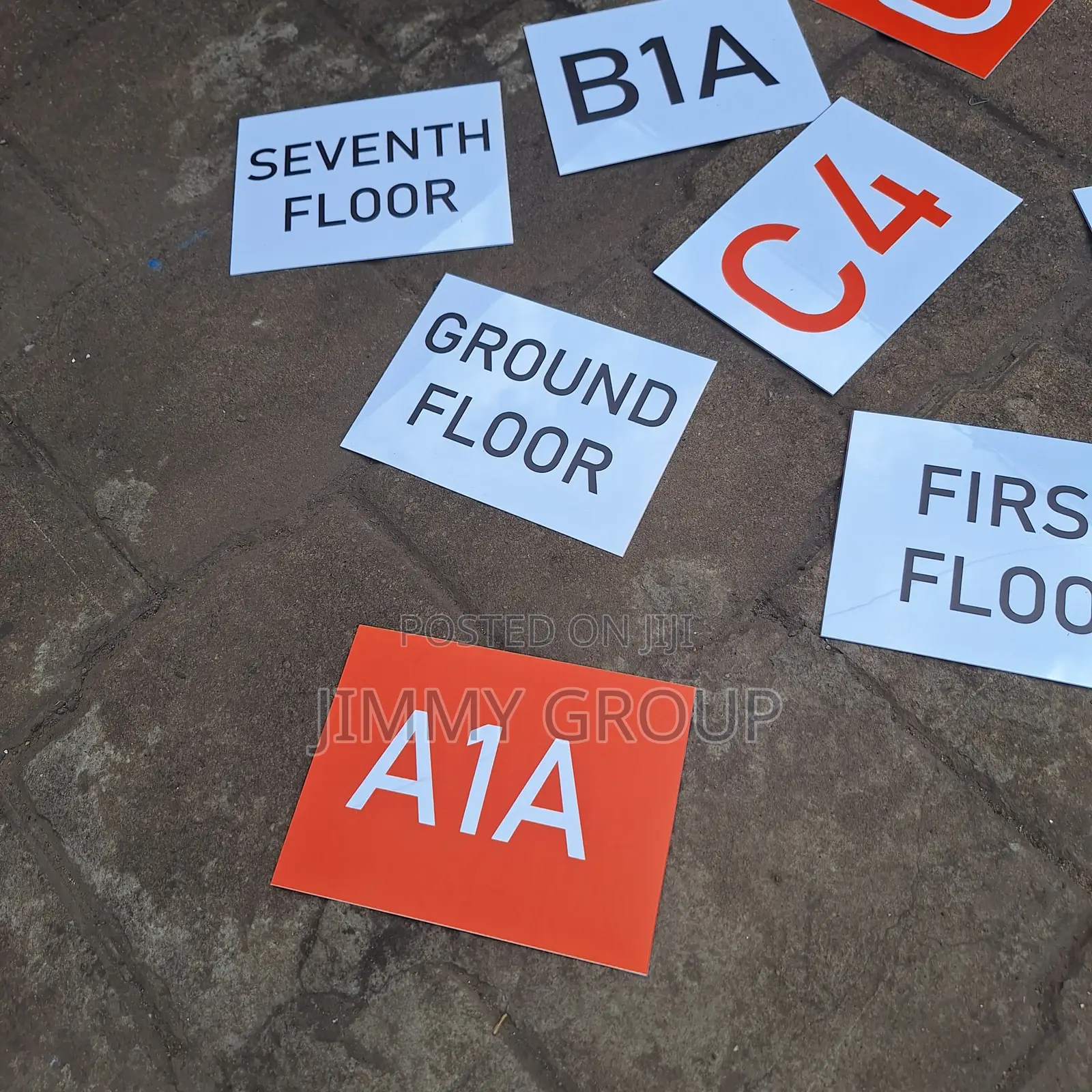 Ground Floor // First Floor // Basement Labels. We Print