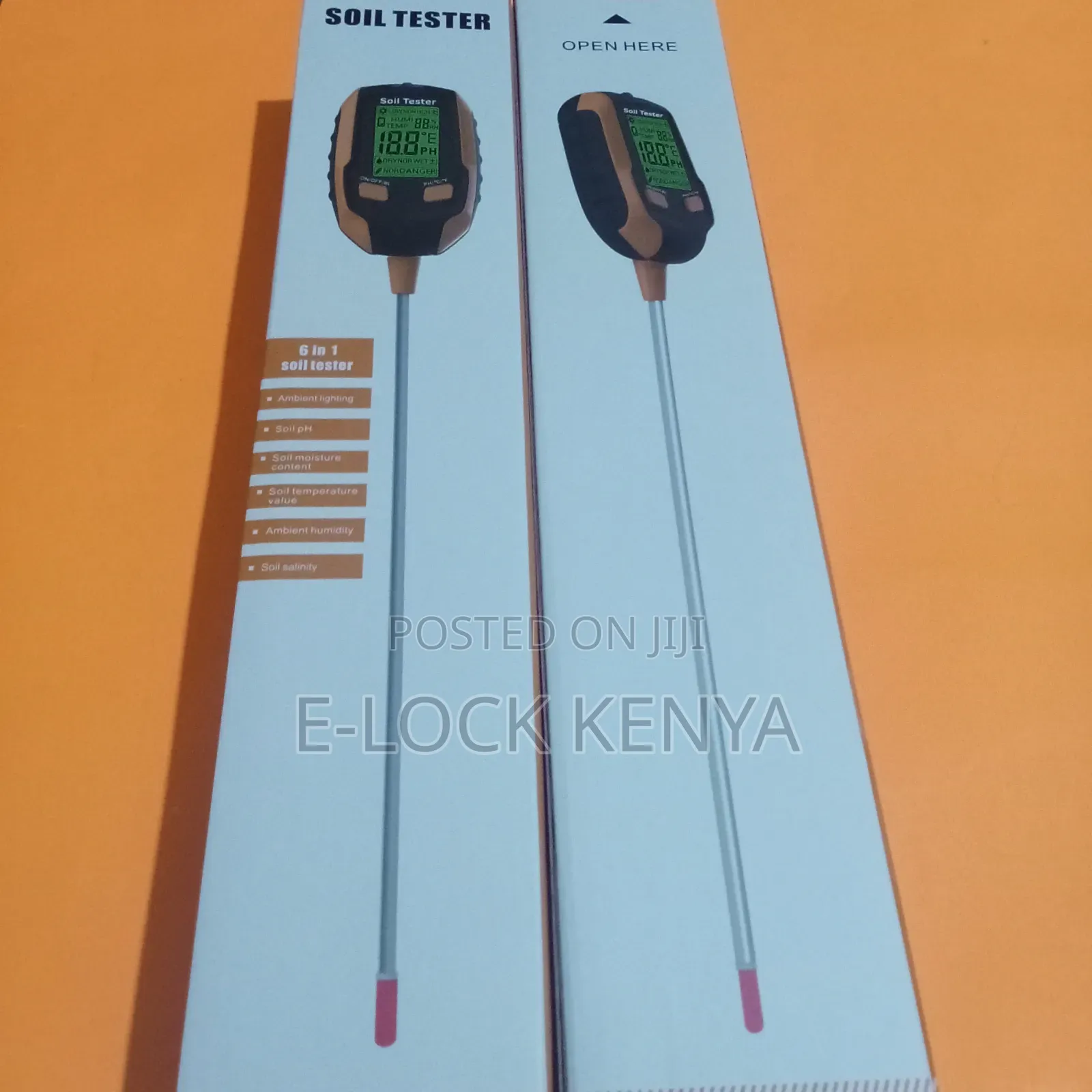 Portable 6 in 1 Soil Meter
