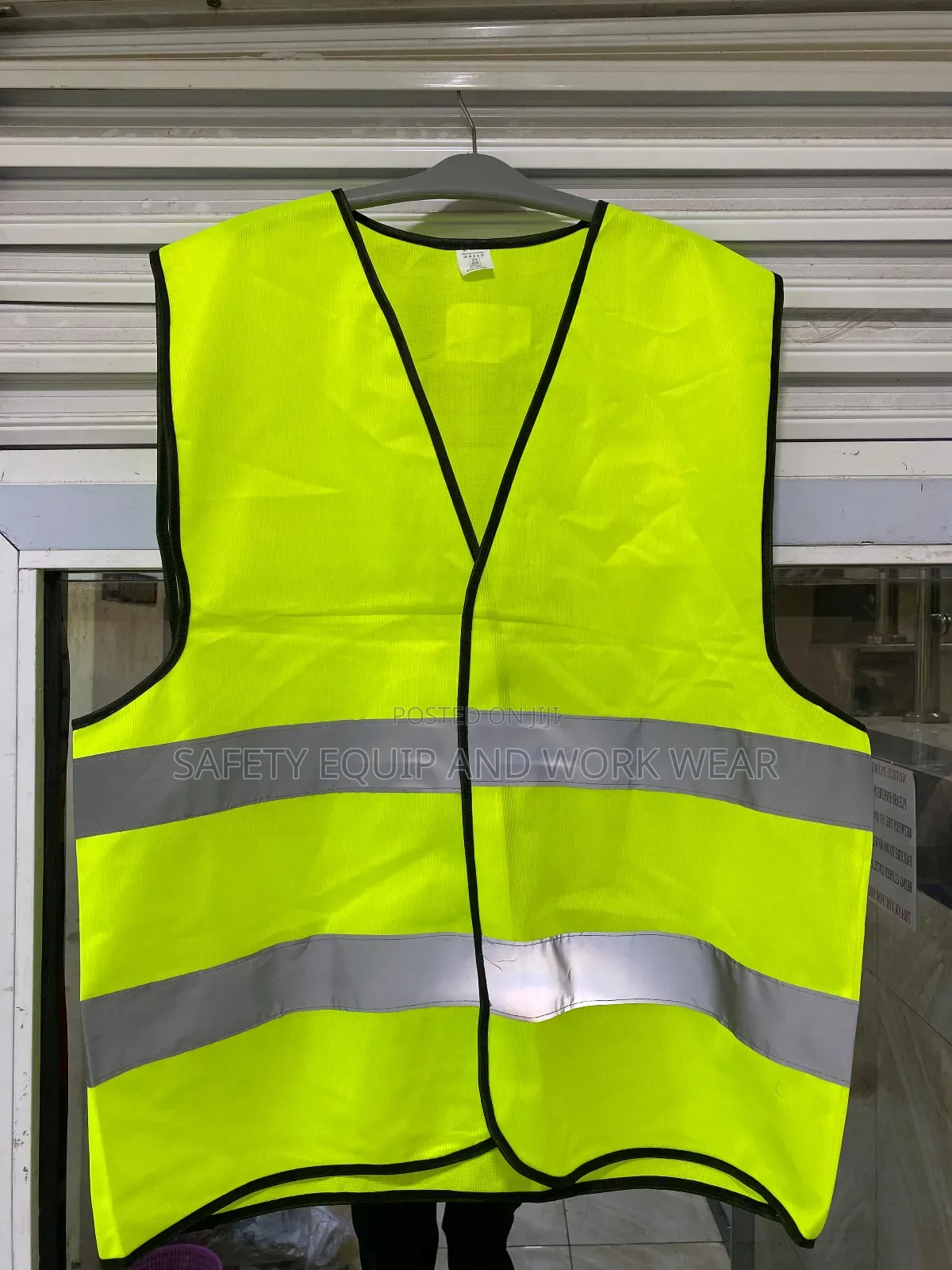 Printable Green Reflector Vest Eco - Friendly.