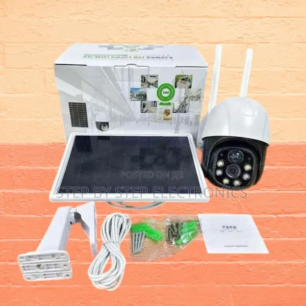 4g Simcard Pan Tilt Zoom (Ptz) Rotating Solar Camera