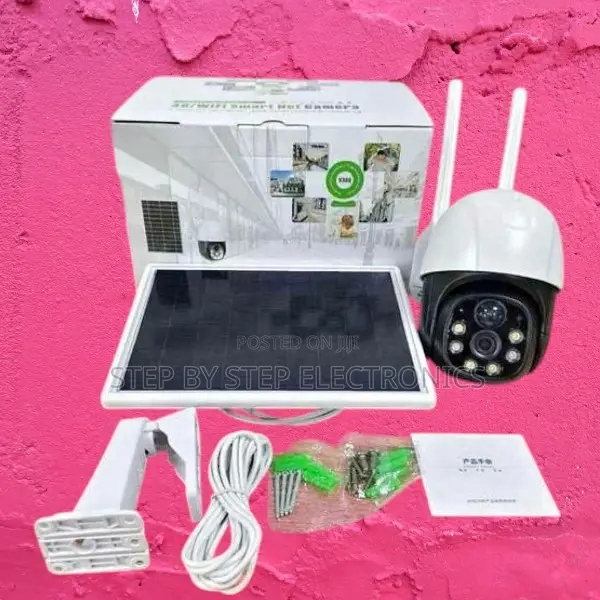 4g Simcard PTZ Rotating Solar Camera Support 2-Way Audio