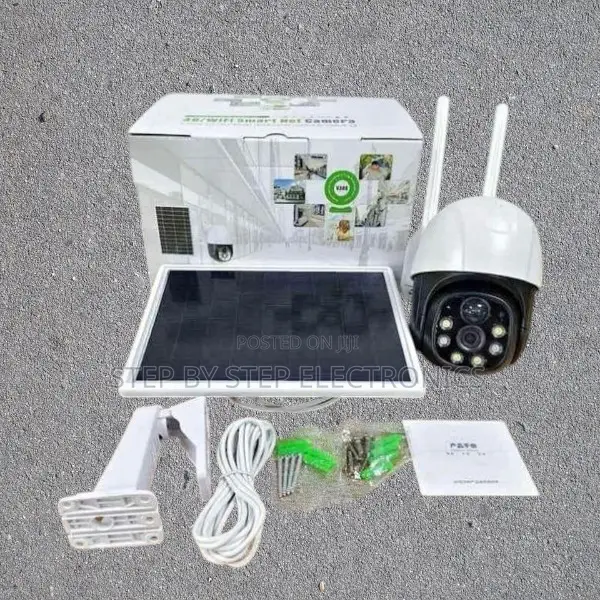 360 Degrees Panoramic 4g Simcard PTZ Rotating Solar Camera