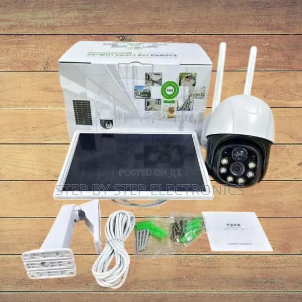 360 Degrees Monitoring 4g Simcard PTZ Rotating Solar Camera