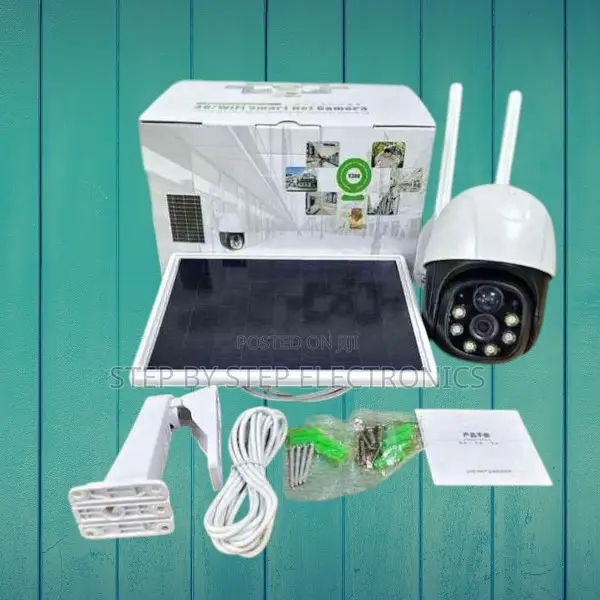 High-Capacity Battery 4g Simcard PTZ Rotating Solar Camera