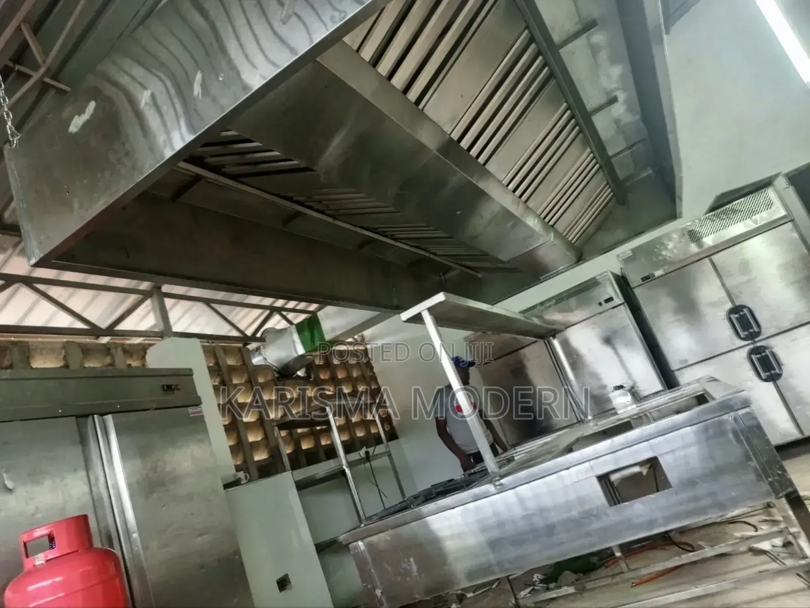 Island Hood With Underneath Cooker
