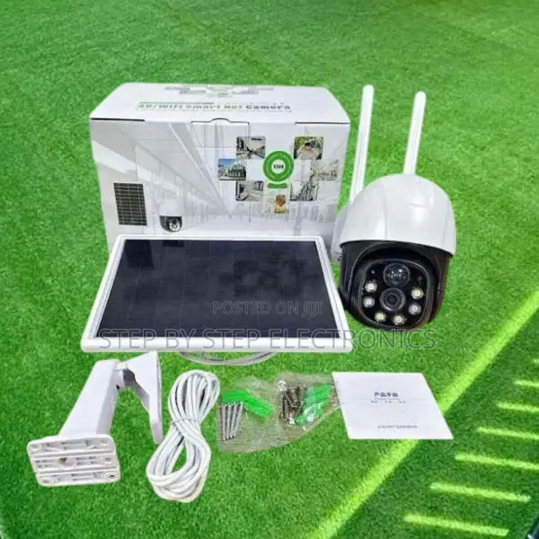 Easy to Setup 4g Simcard PTZ Rotating Solar Security Camera
