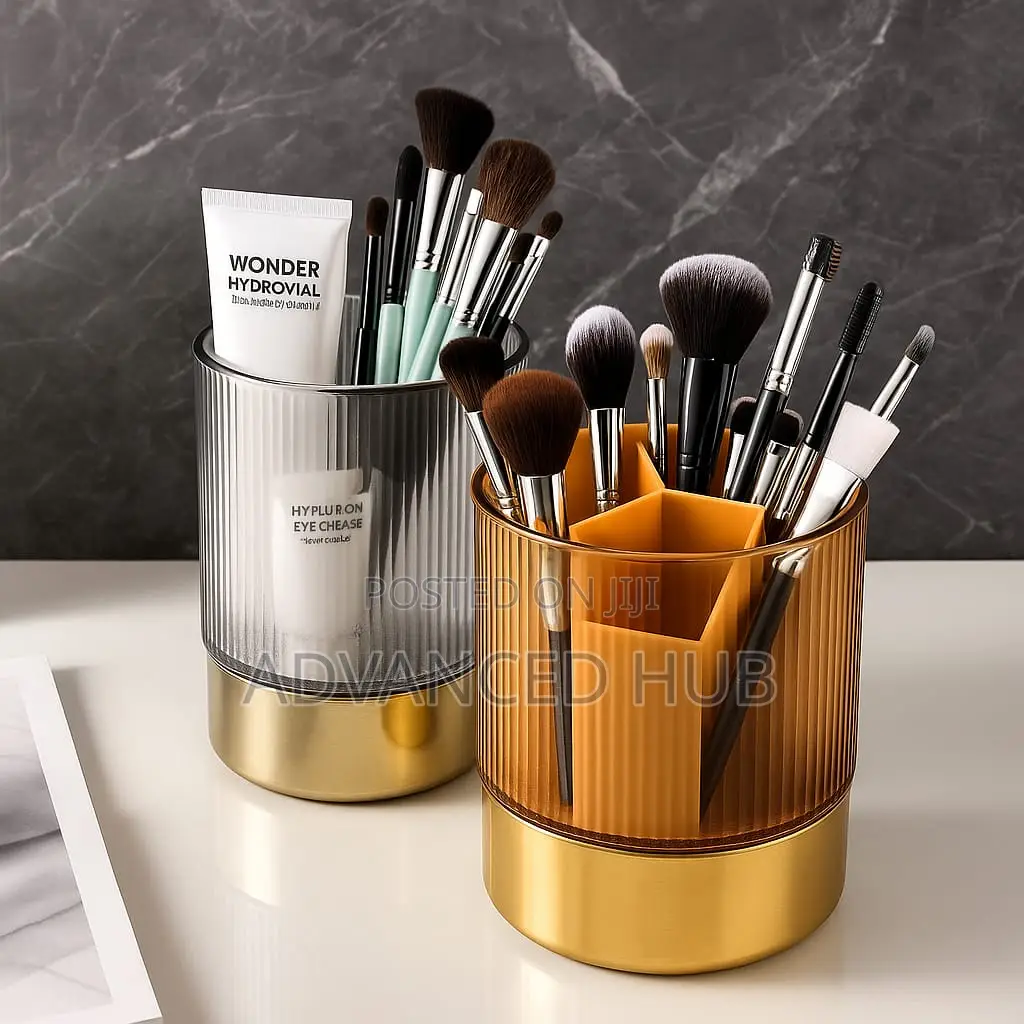 Makeup Brush Organizer.