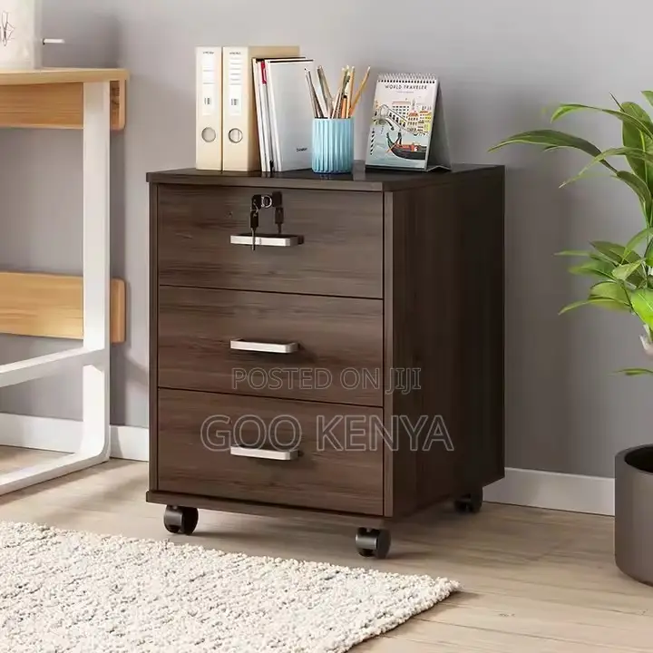 Office Cabinet ; Modern 3-Drawer Office Cabinet With Storage