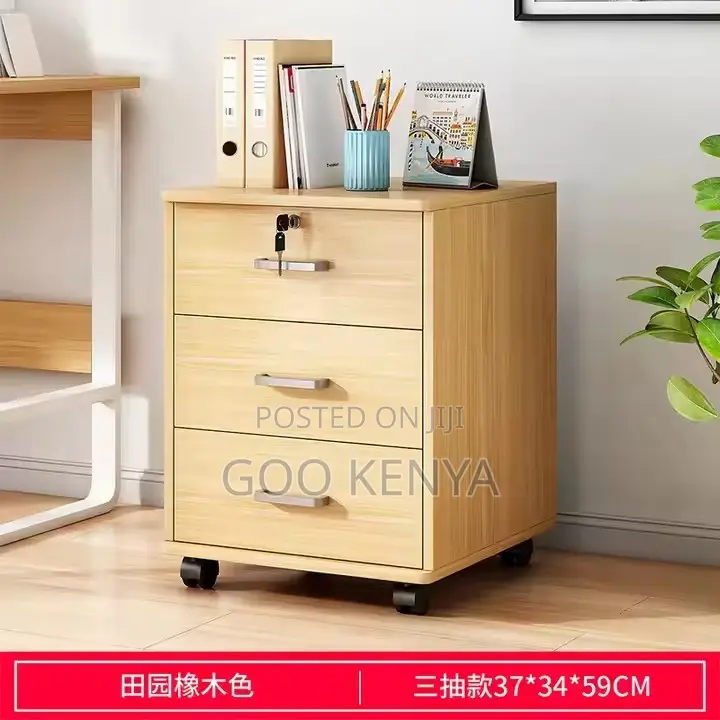 Office Cabinet ; Modern 3-Drawer Office Cabinet With Storage