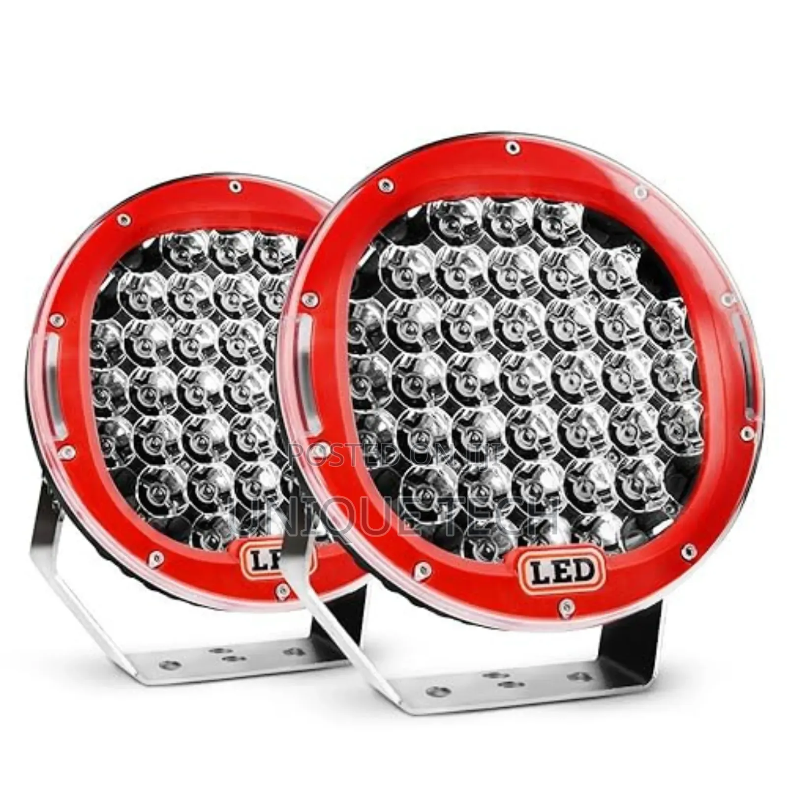 2pcs 9" Led Spot Lights – High Output Dual Beam Set