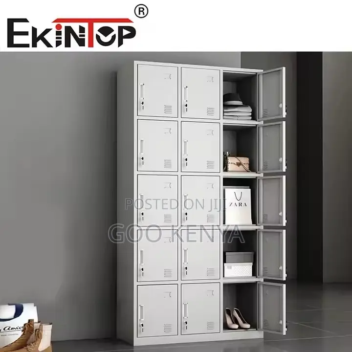 Office Cabinet ; 15-Locker Office Cabinet Steel Cupboard