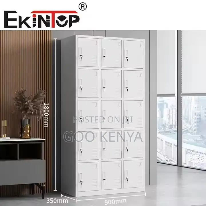Office Cabinet ; 15-Locker Office Cabinet Steel Cupboard