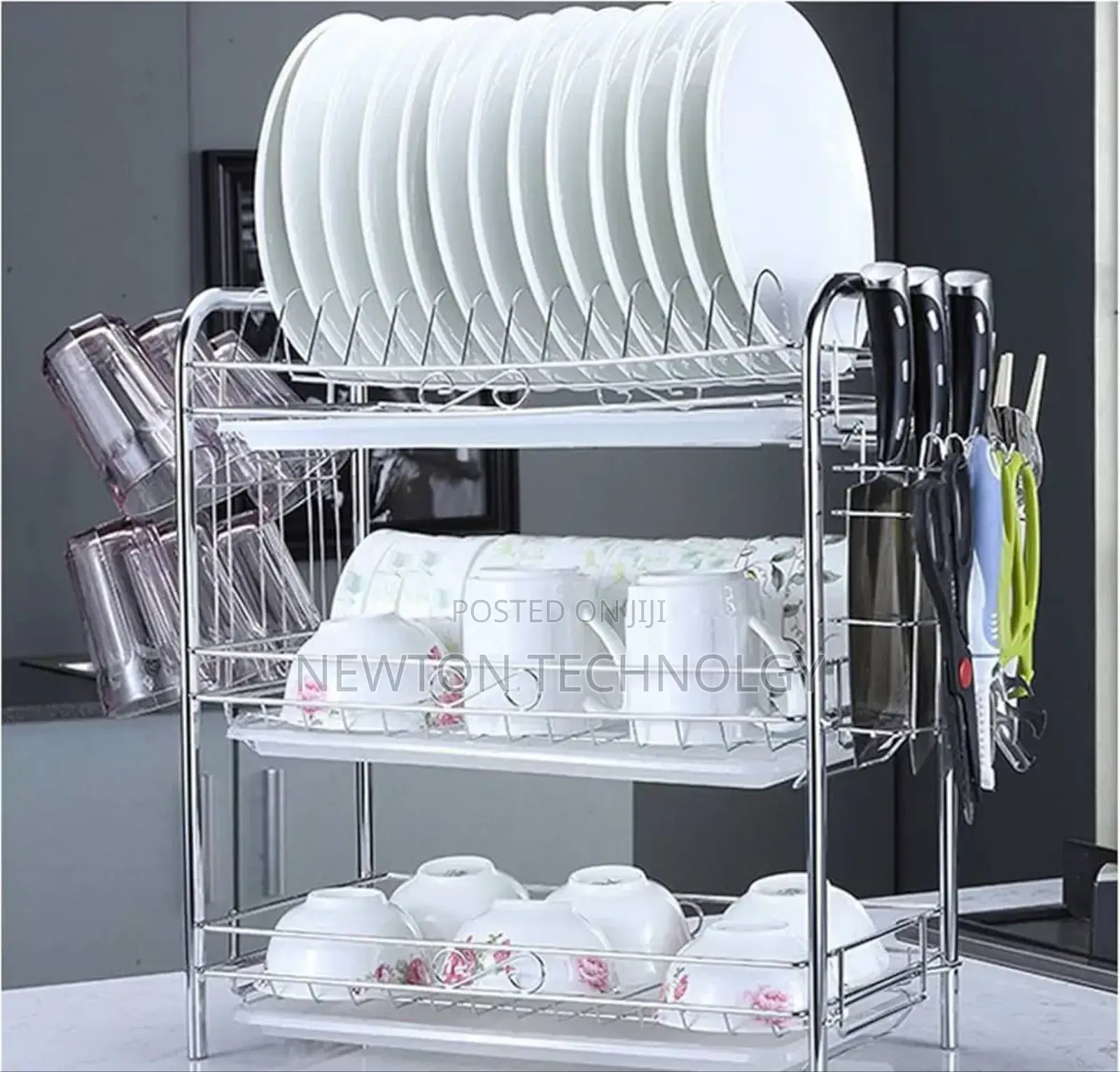 3layer Stainless Steel Dishrack