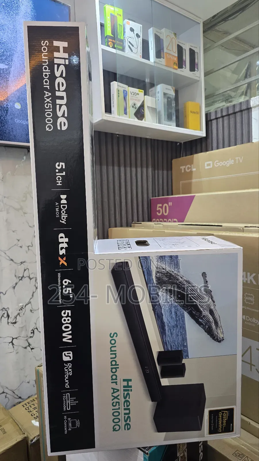 Hisense Ax5100q Soundbar | 5.1 Channel Soundbar 580 Watts
