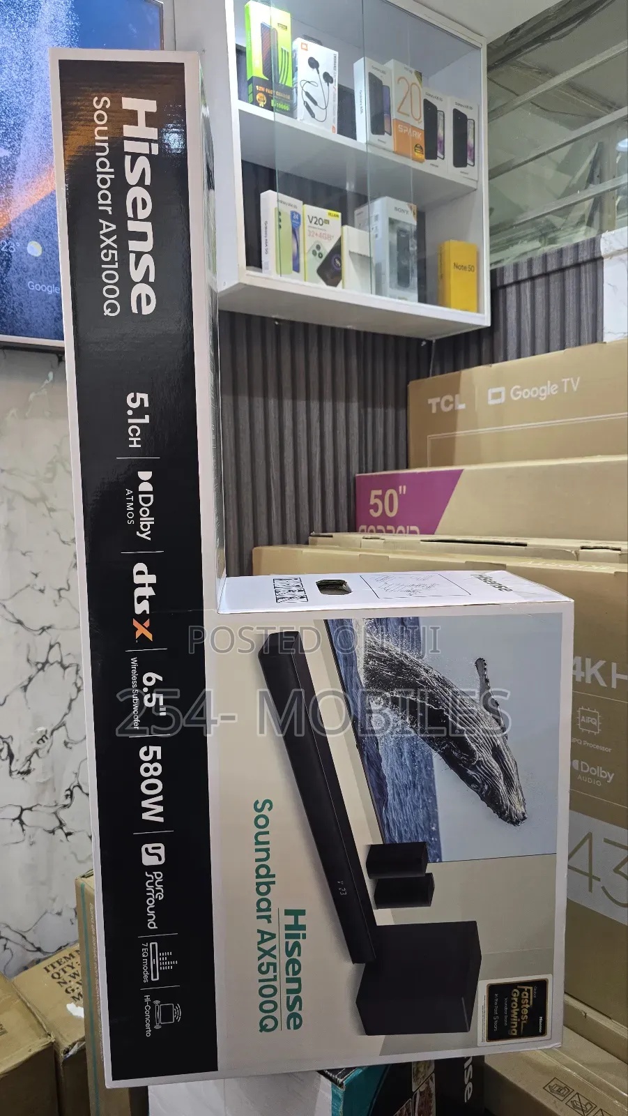 Hisense Ax5100q Soundbar | 5.1 Channel Soundbar 580 Watts