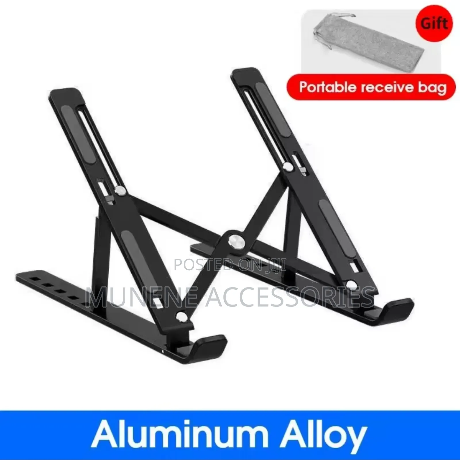 Aluminium Laptop Notebook Holder Stand, 7 Level, Very Light