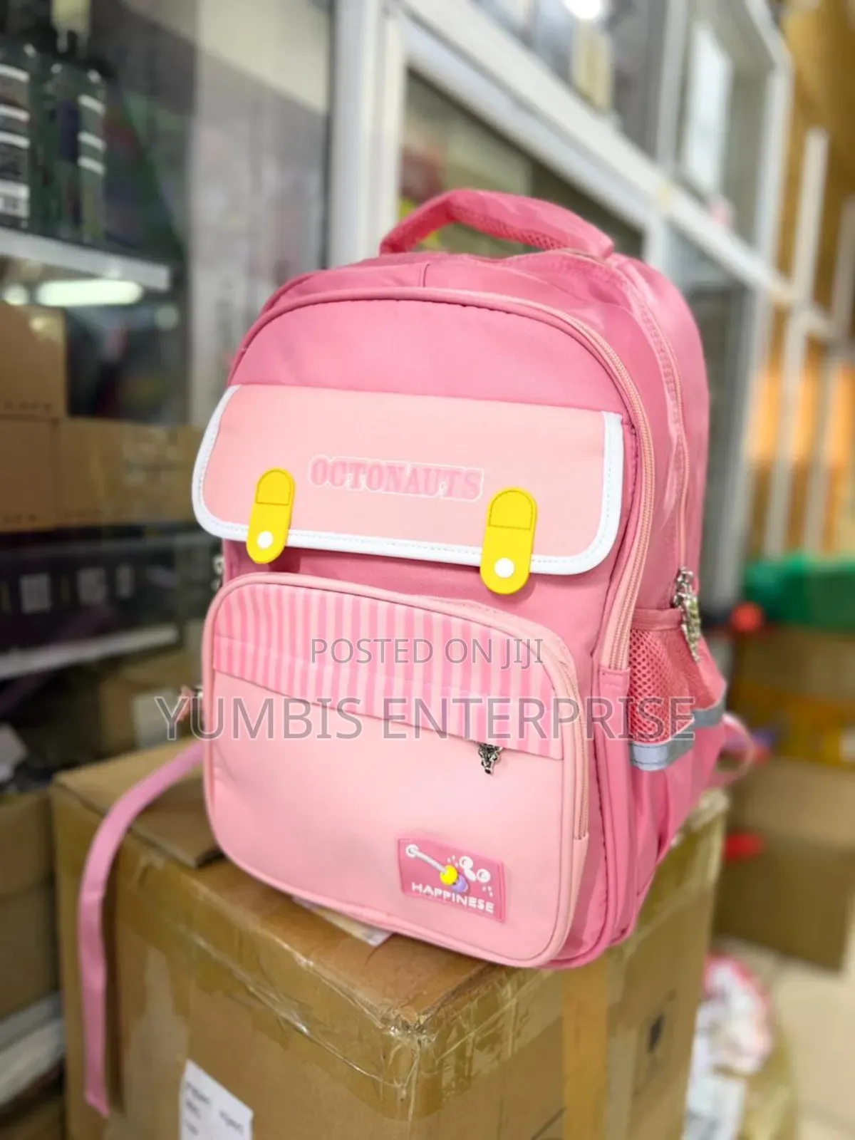 Pink Quality Backpacks for Kids I. Grade 1 to 5 SHG 1500