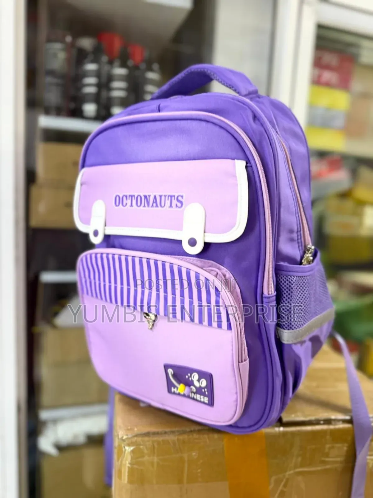 Purple  Kids Backpacks for School Kid's in Grade 1 to 6
