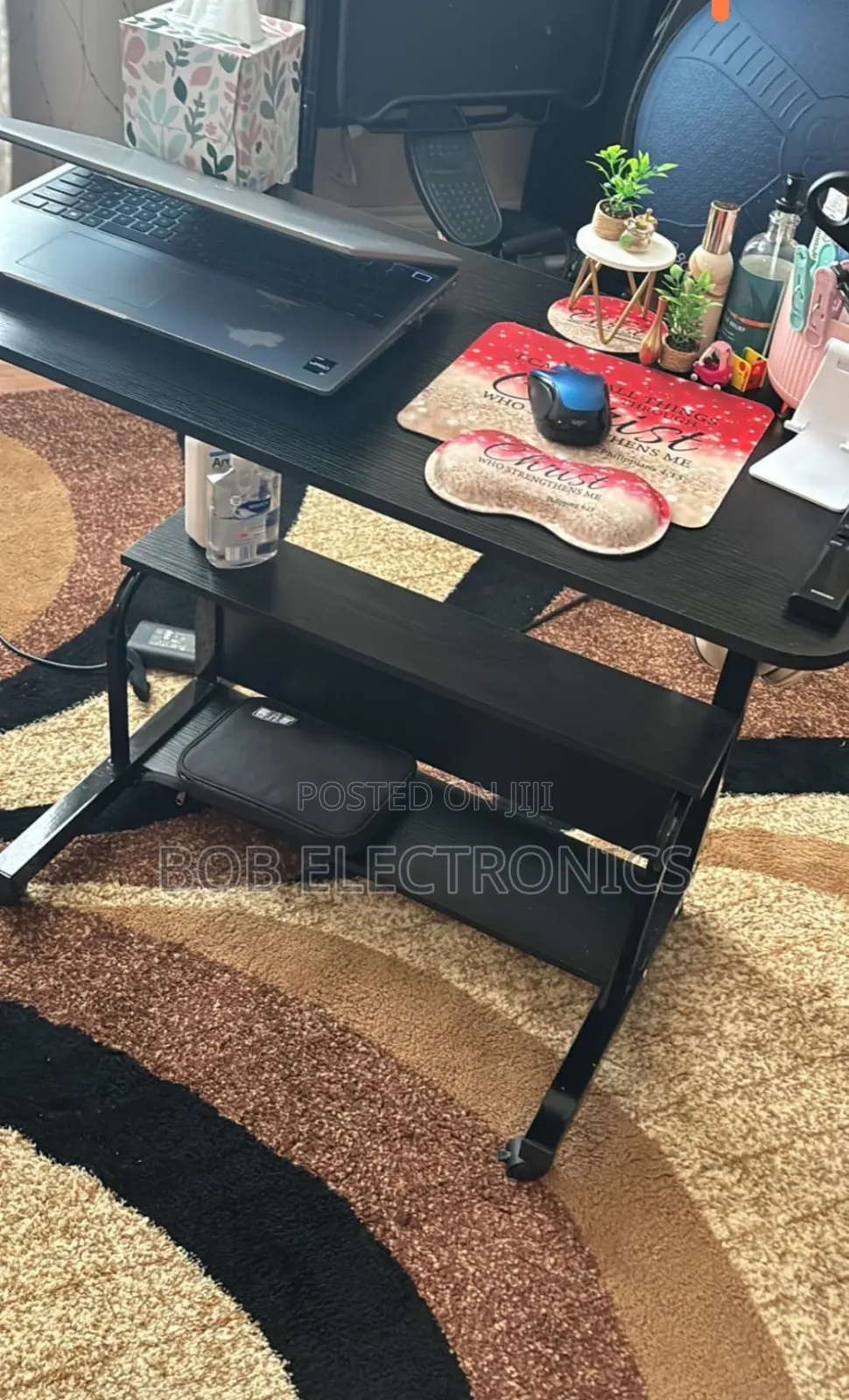 Adjustable Working/Study Table With Wheels