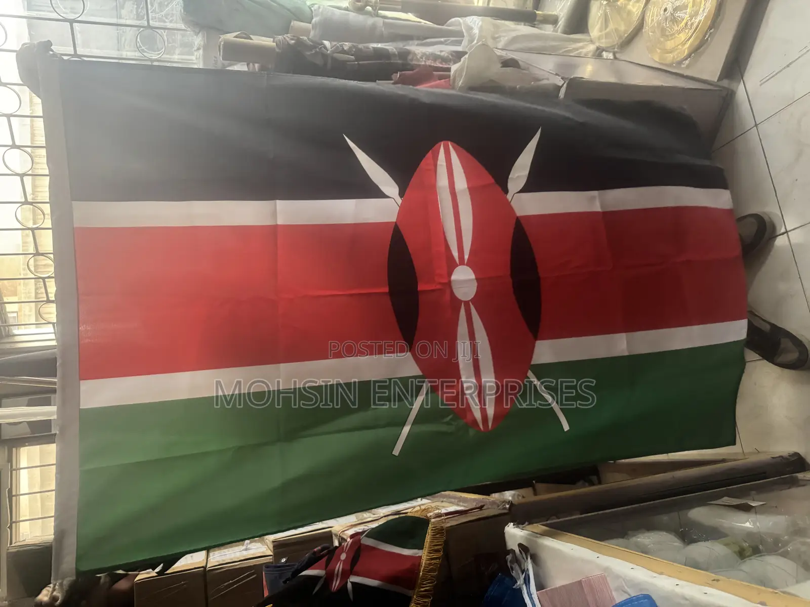 Good Quality Kenya Flag for Sale 100cm by 150cm.