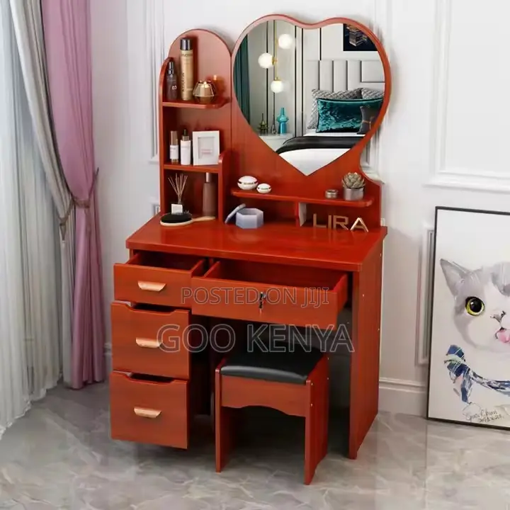 Home Dresser ; Wooden Dressing Table With Mirror and Drawer