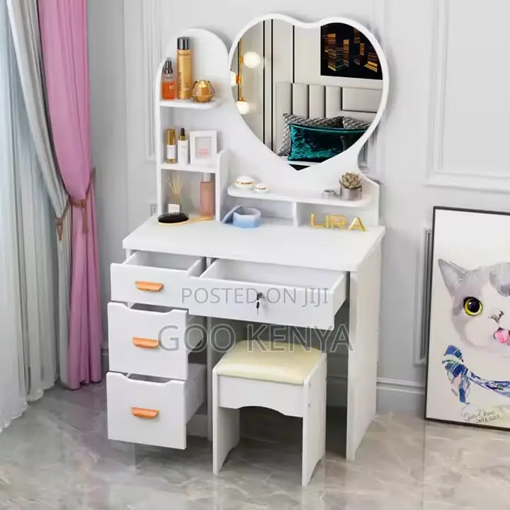 Home Dresser ; Wooden Dressing Table With Mirror and Drawer