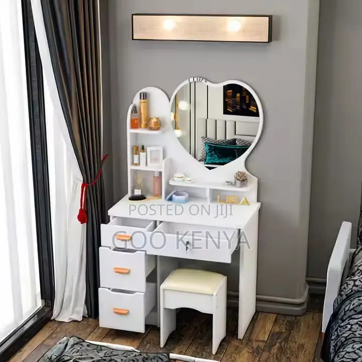 Home Dresser ; Wooden Dressing Table With Mirror and Drawer