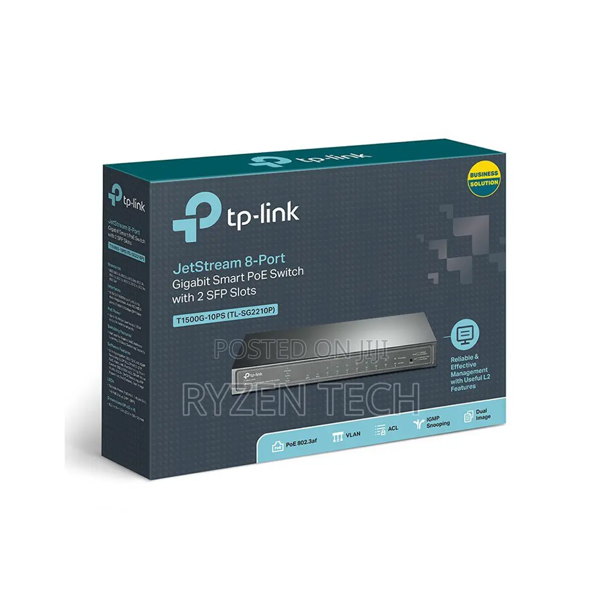 Tp-Link Tl-Sg2210p Jetstream 10-Port Gigabit Poe+ Switch